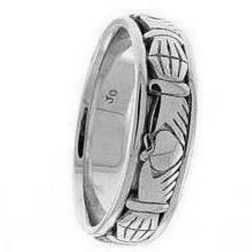 Titanium and 14K Gold Celtic Ring