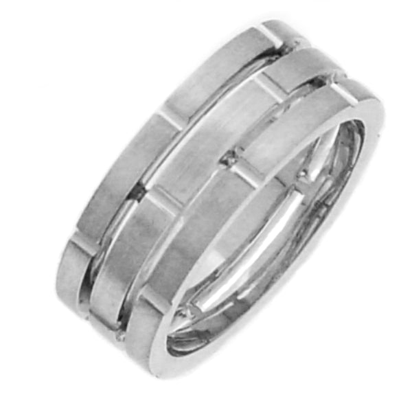 14K or 18K White Gold Celtic Ring