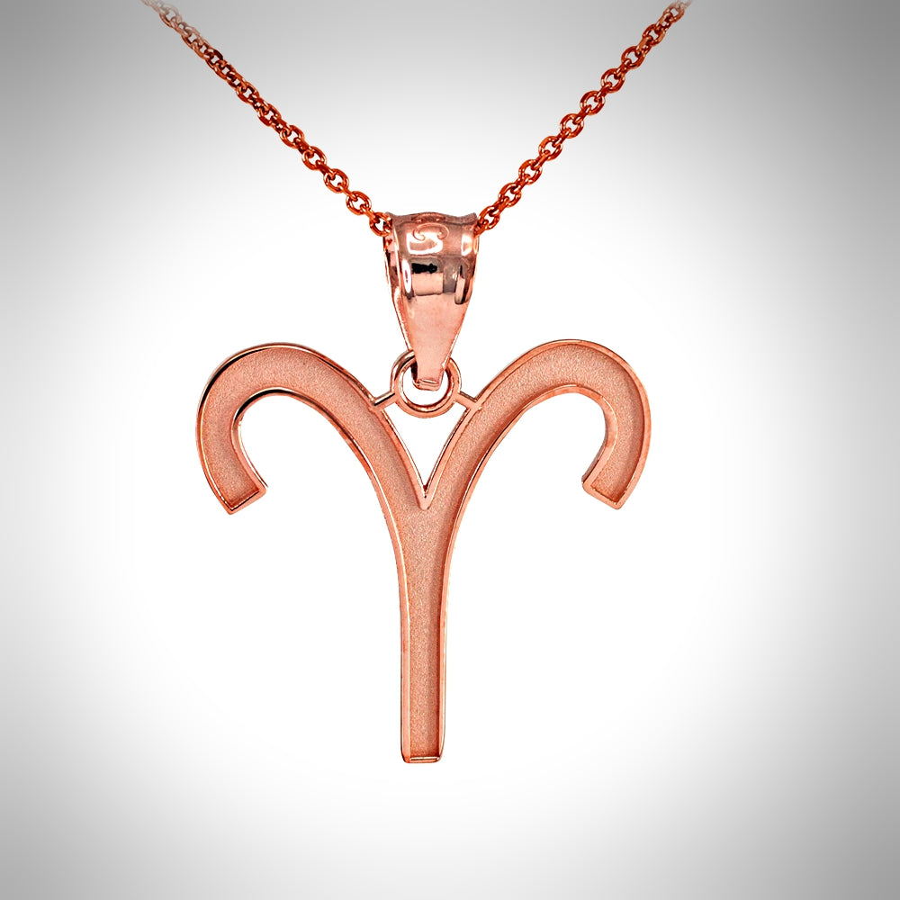 Zodiac Sign Aries (Mar 21-Apr 19) Pendant Necklace