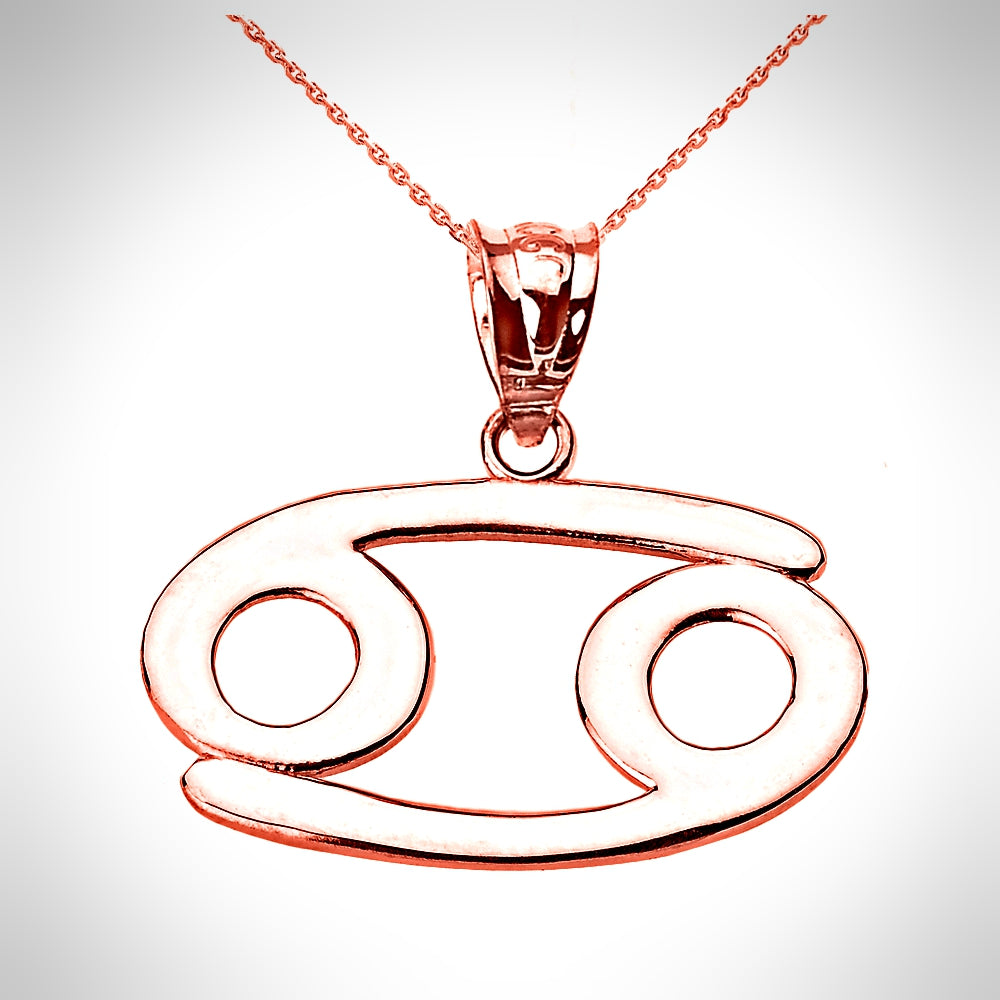 Zodiac Sign Cancer (Jun 21-Jul 22) Pendant Necklace
