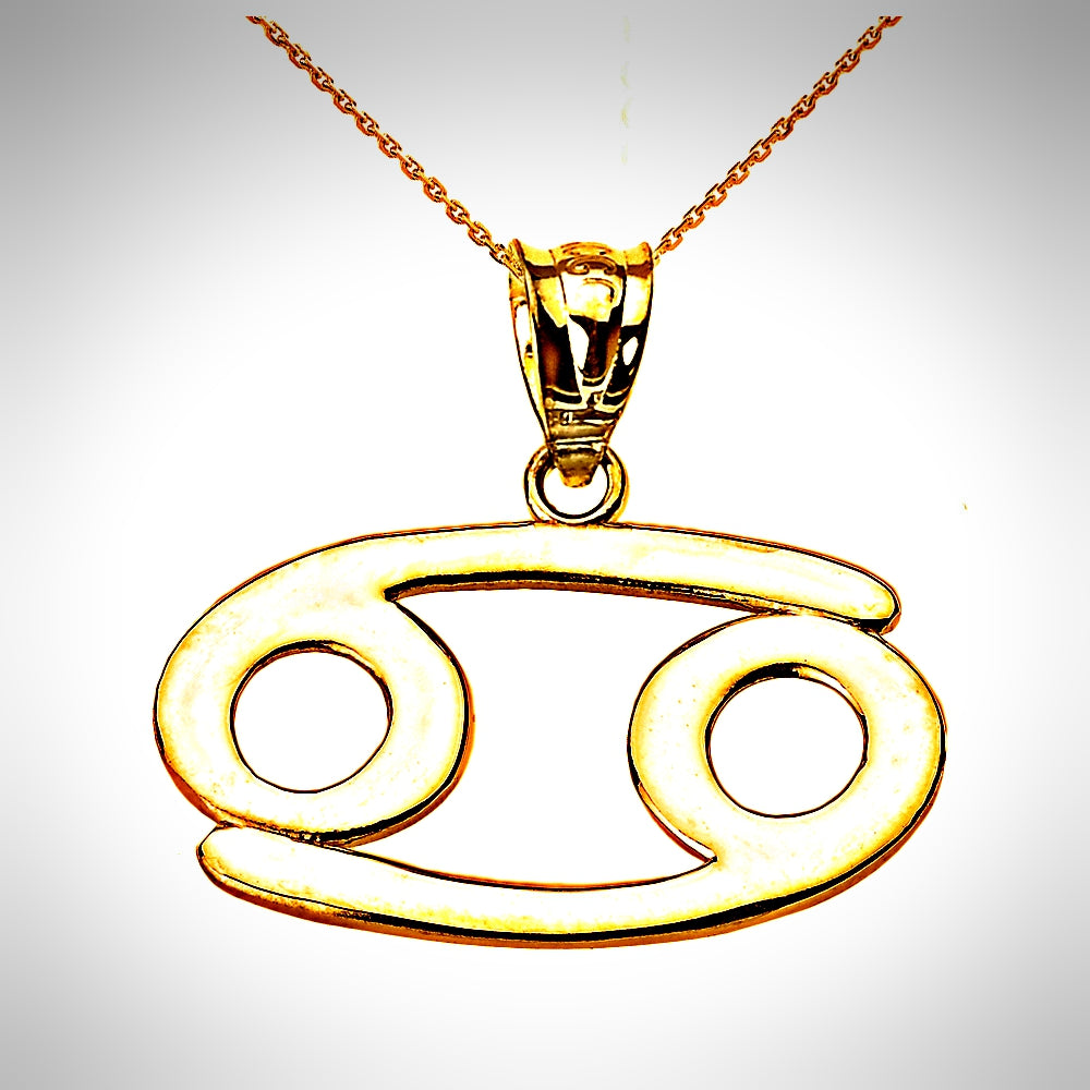 Zodiac Sign Cancer (Jun 21-Jul 22) Pendant Necklace