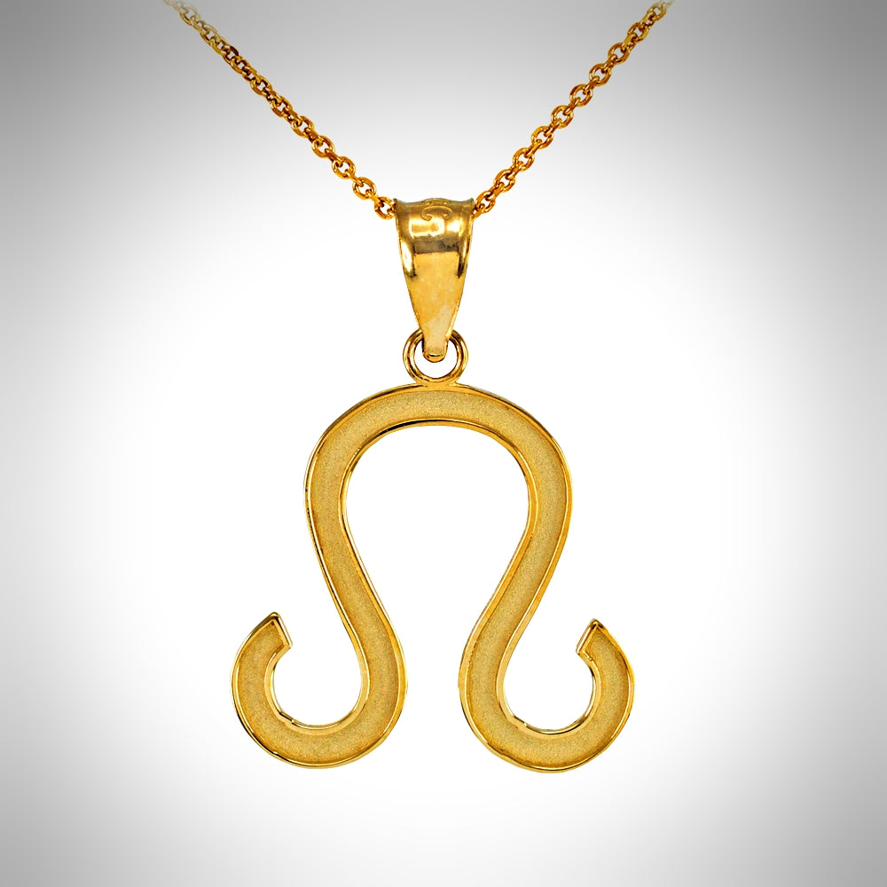 Zodiac Sign Leo (Jul 23-Aug 22) Pendant Necklace