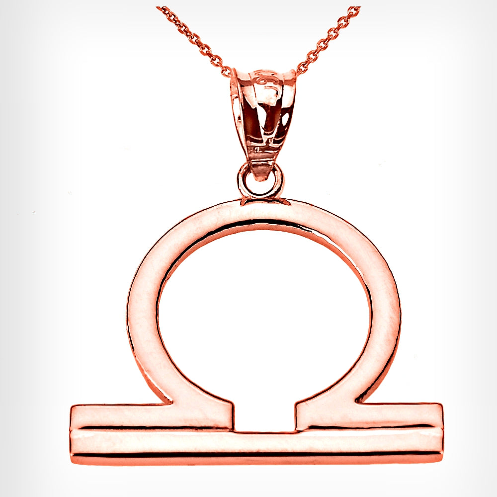 Zodiac Sign Libra (Sep 23 - Oct 22) Pendant Necklace