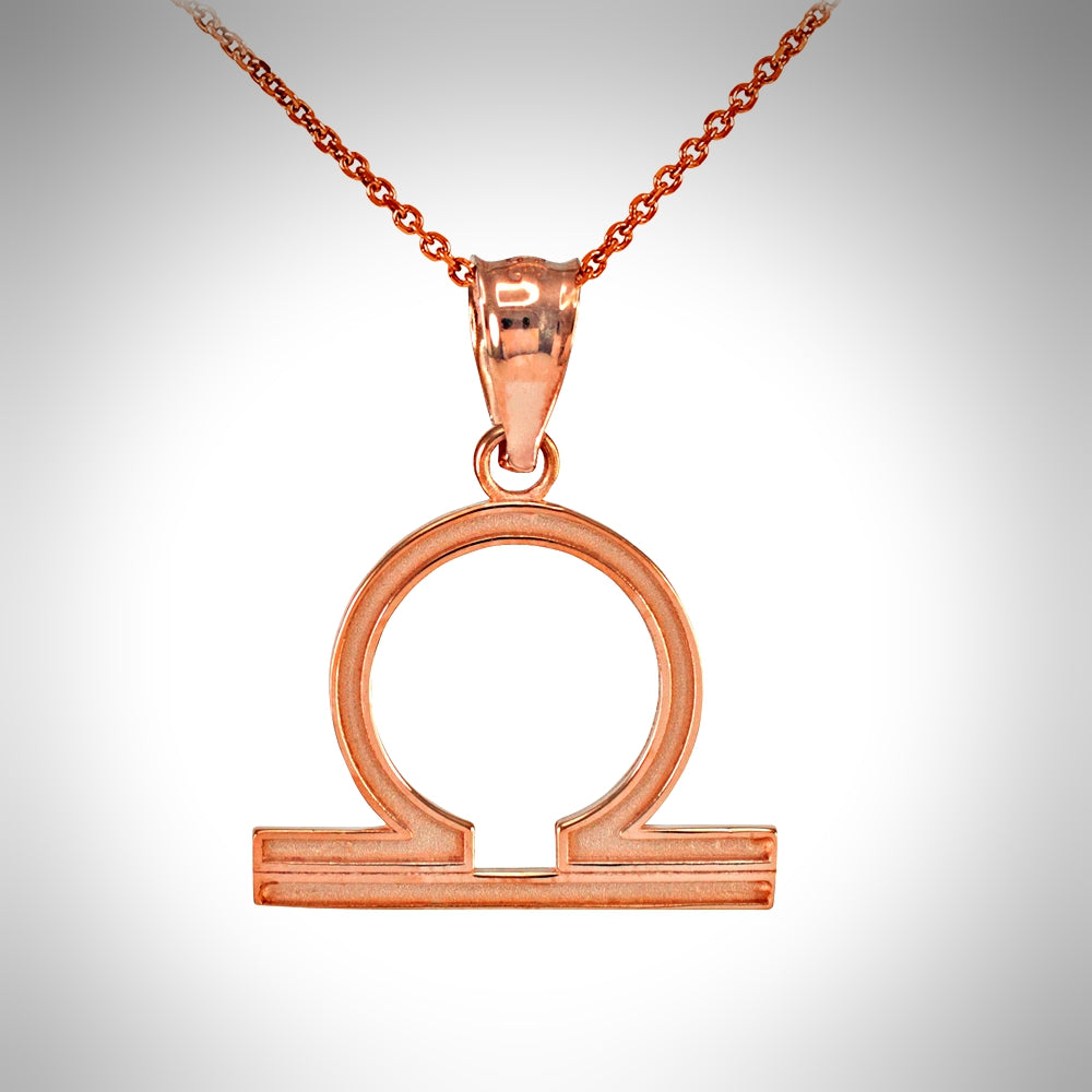Zodiac Sign Libra (Sep 23 - Oct 22) Pendant Necklace
