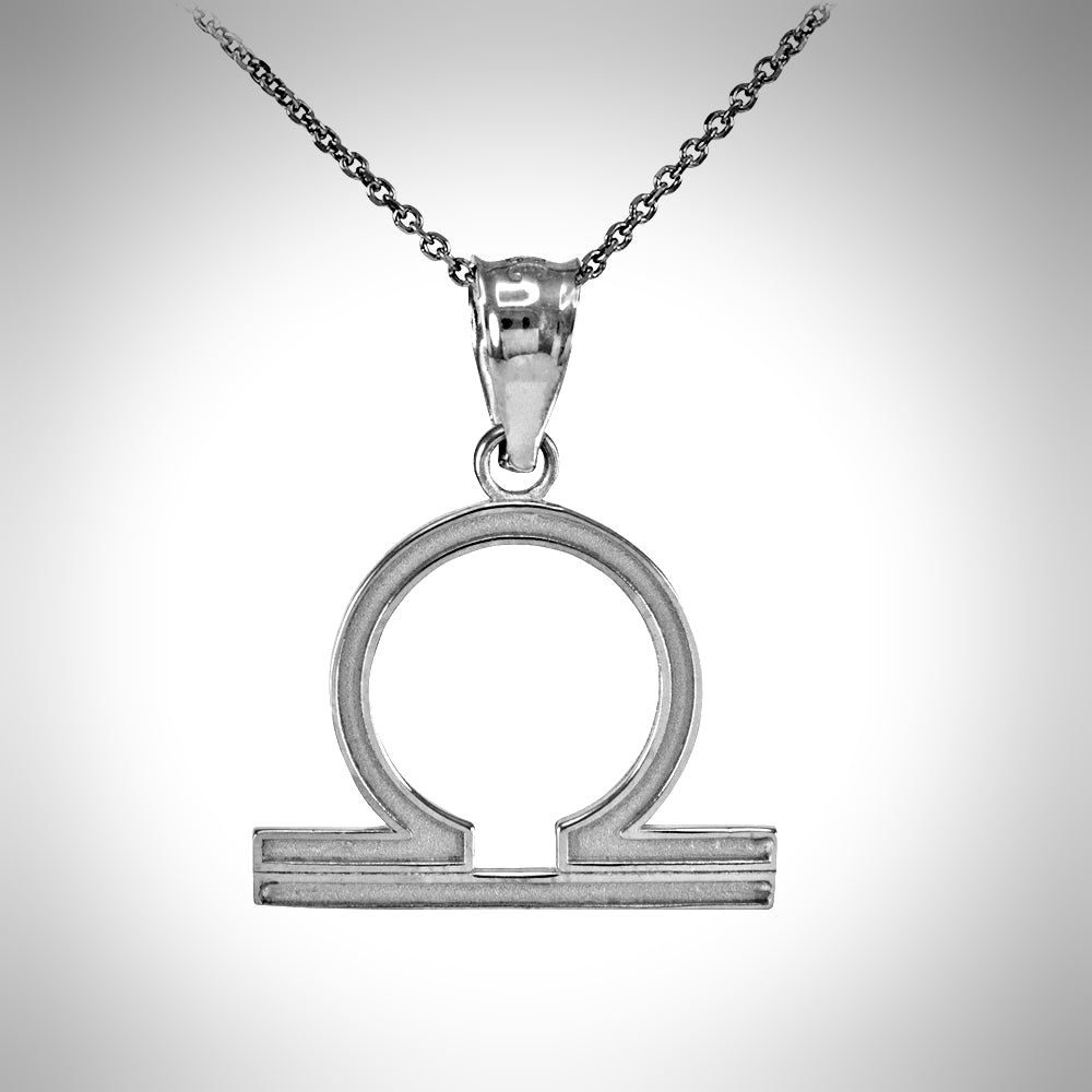 Zodiac Sign Libra (Sep 23 - Oct 22) Pendant Necklace