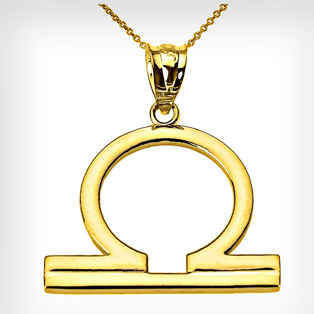 Zodiac Sign Libra (Sep 23 - Oct 22) Pendant Necklace