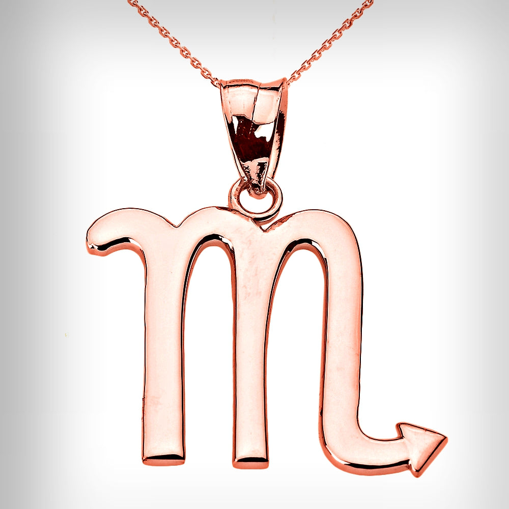 Zodiac Sign Scorpio (Oct 23-Nov 21) Pendant Necklace