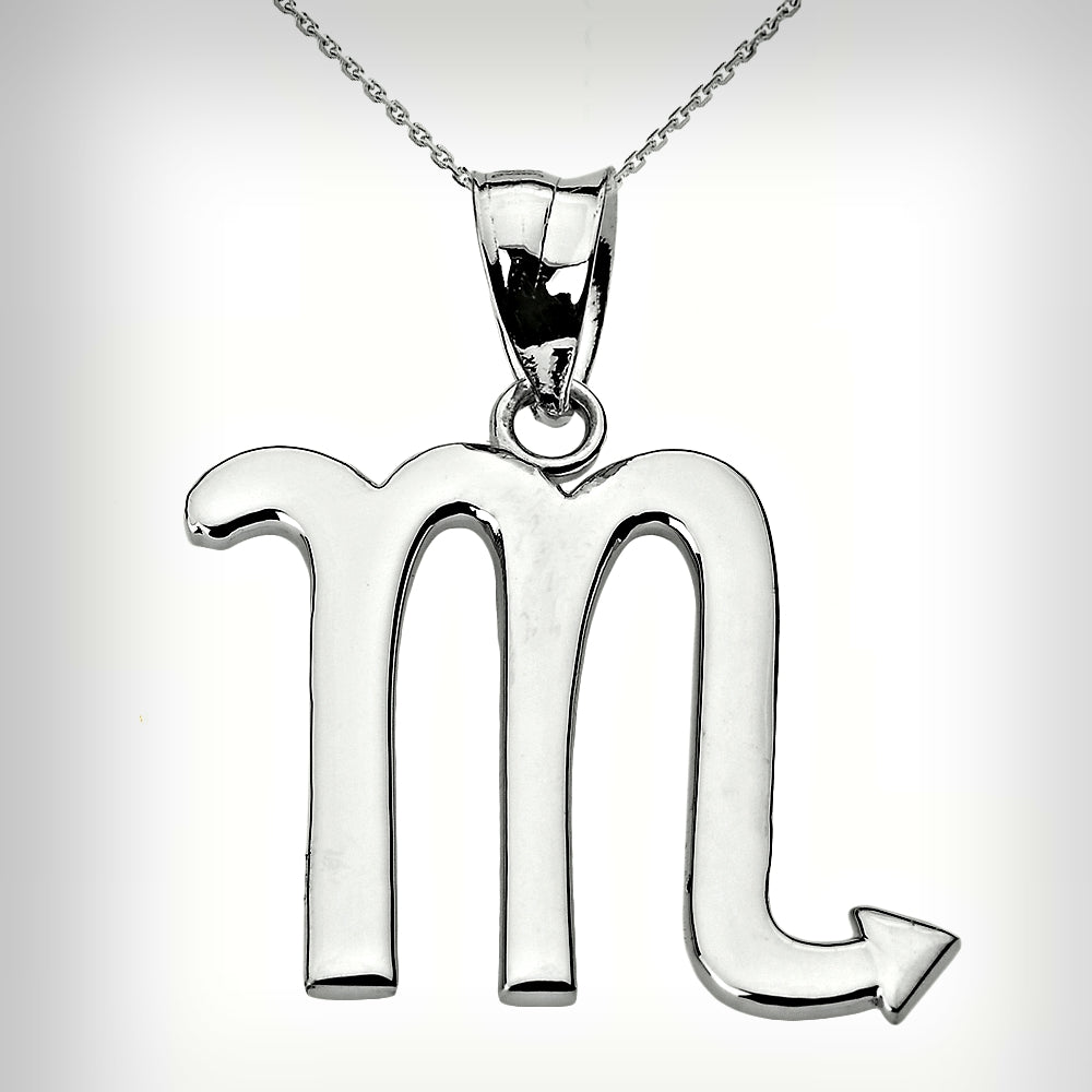 Zodiac Sign Scorpio (Oct 23-Nov 21) Pendant Necklace