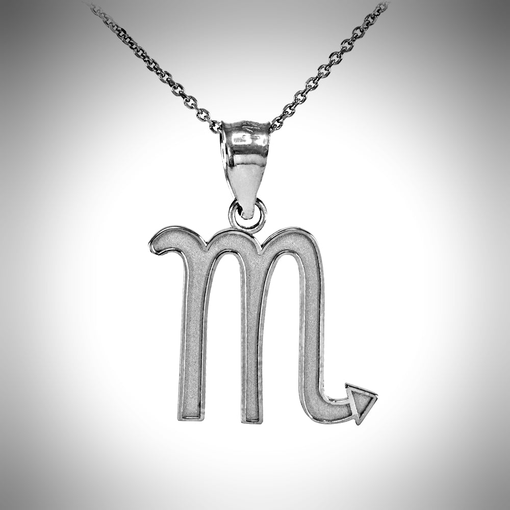 Zodiac Sign Scorpio (Oct 23-Nov 21) Pendant Necklace
