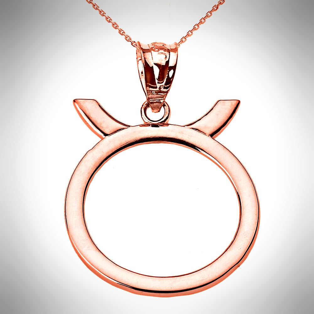 Zodiac Sign Taurus (Apr 20-May 20) Pendant Necklace