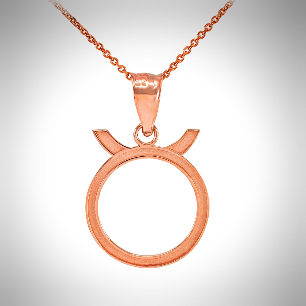 Zodiac Sign Taurus (Apr 20-May 20) Pendant Necklace
