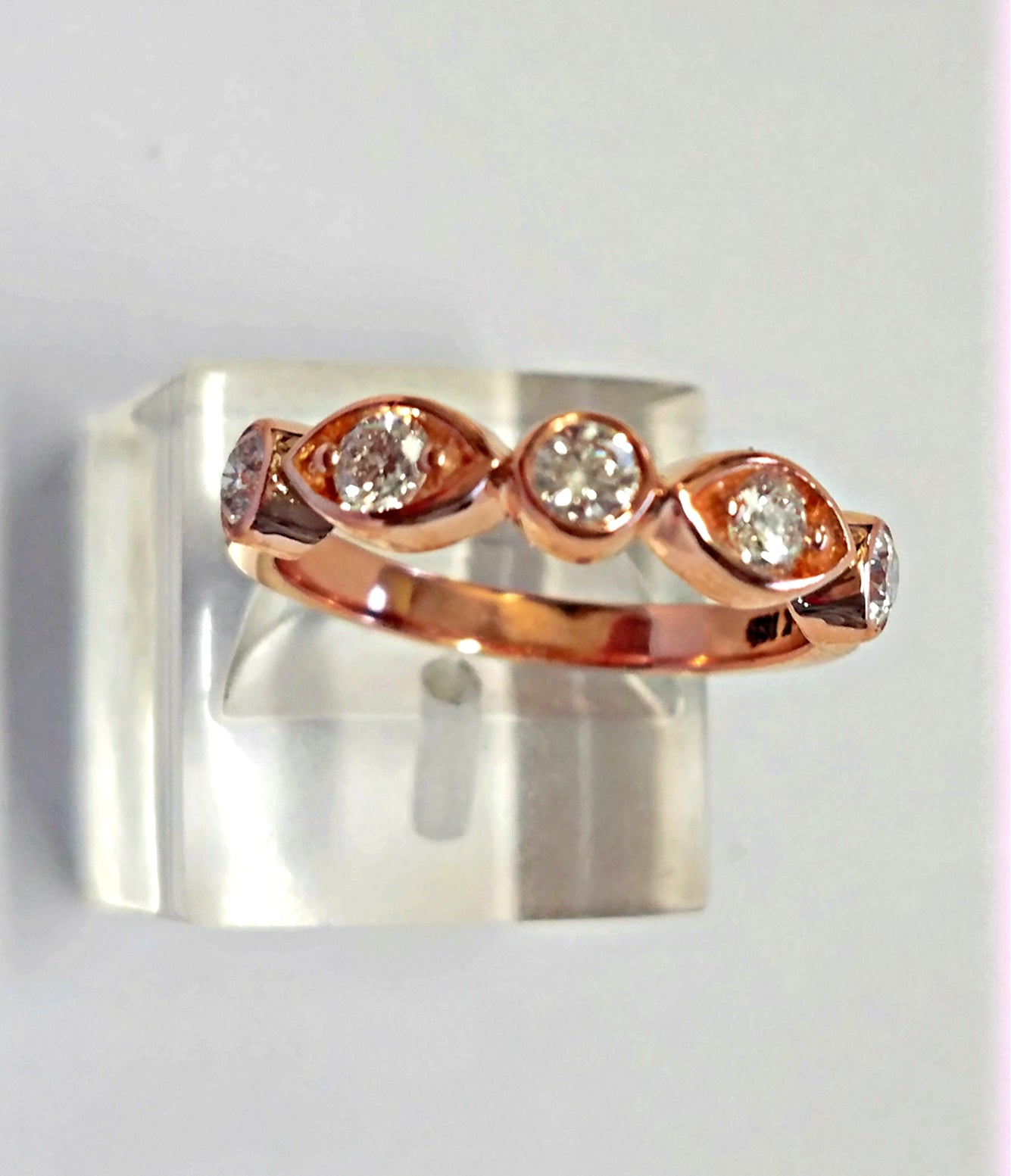 5 Stone Diamond Ring Band