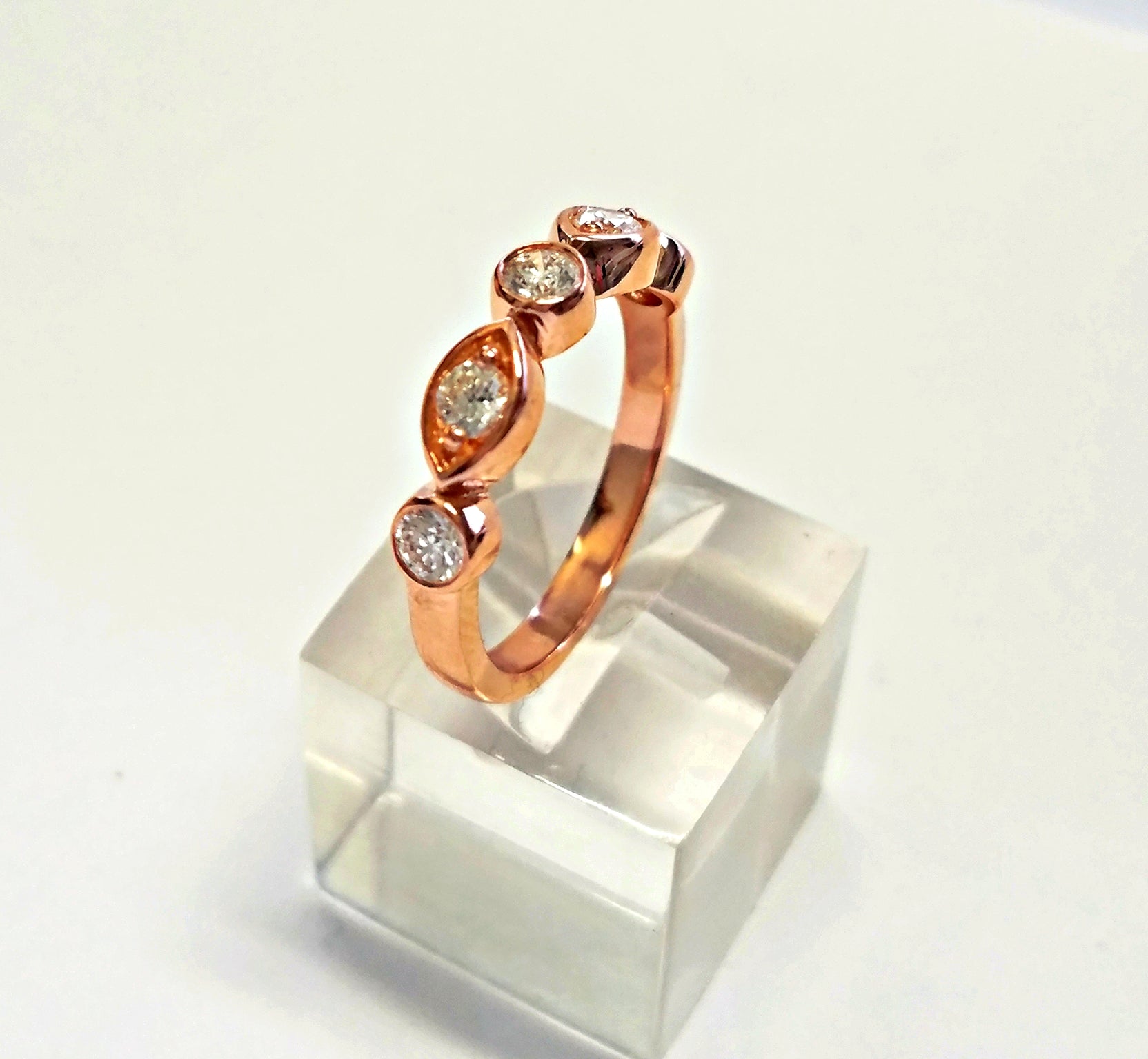 5 Stone Diamond Ring Band