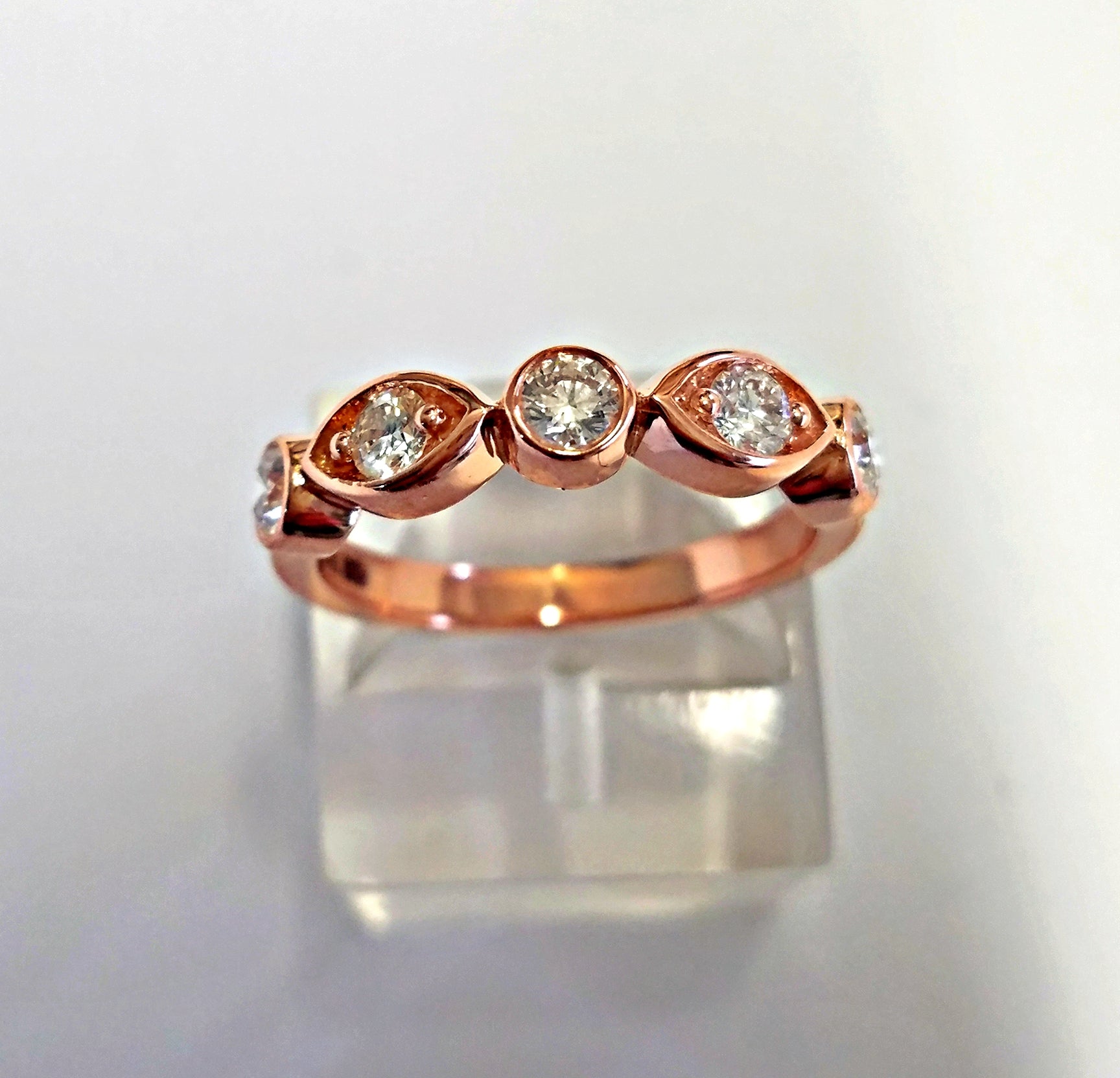 5 Stone Diamond Ring Band