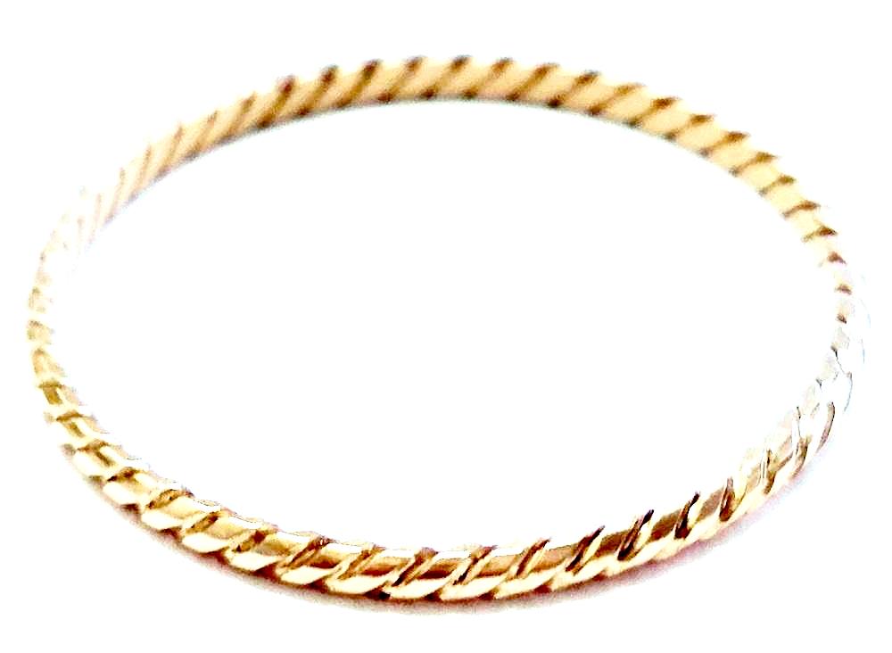 Single Rope Hand Braided Ring Band