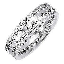 0.60ct 14K or 18K White Gold Diamond Ring