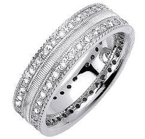 0.72ct 14K or 18K White Gold Diamond Ring