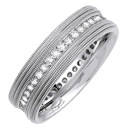 0.63ct 14K or 18K White Gold Diamond Ring