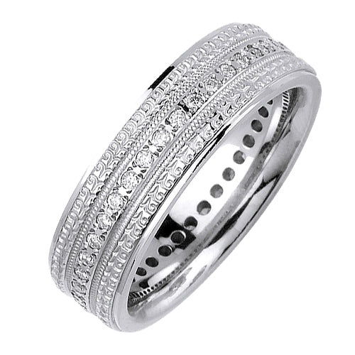 0.40ct 14K or 18K White Gold Diamond Ring