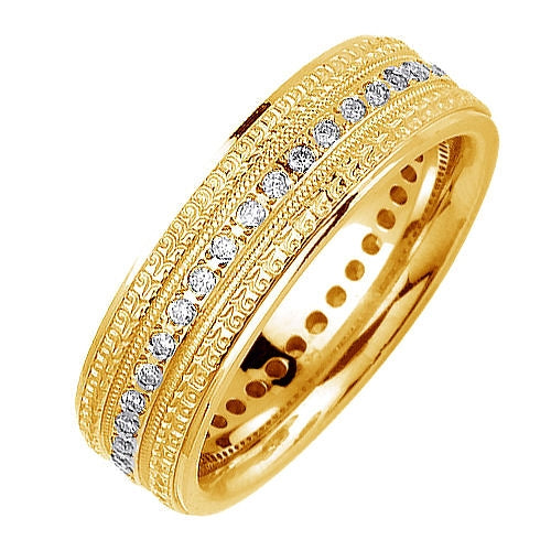 0.40ct 14K or 18K Yellow Gold Diamond Ring