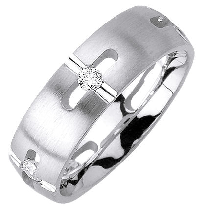 0.30ct 14K or 18K White Gold Diamond Ring