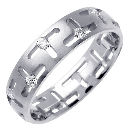 0.48ct 14K or 18K White Gold Diamond Ring