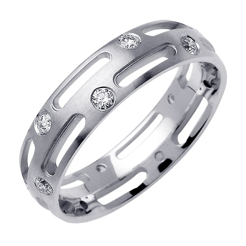 0.48ct 14K or 18K White Gold Diamond Ring