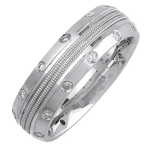 0.48ct 14K or 18K White Gold Diamond Ring