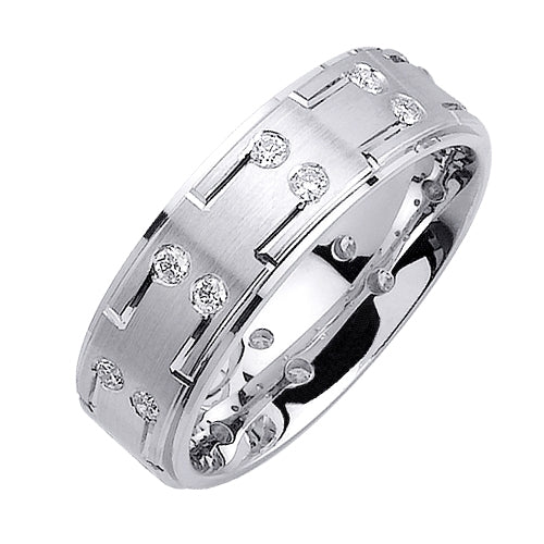 0.50ct 14K or 18K White Gold Diamond Ring