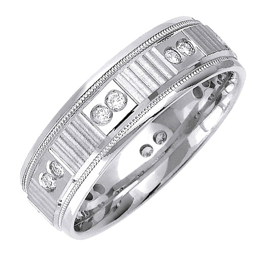 0.32ct 14K or 18K White Gold Diamond Ring
