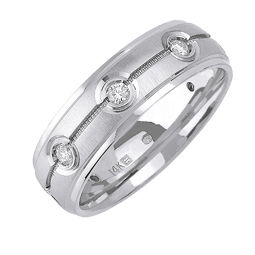 0.40ct 14K or 18K White Gold Diamond Ring