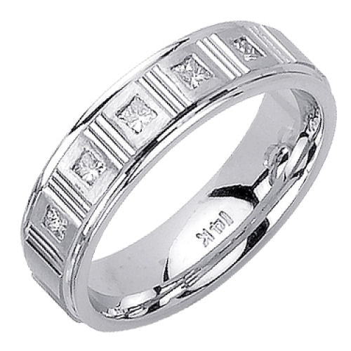 0.25ct 14K or 18K White Gold Diamond Ring