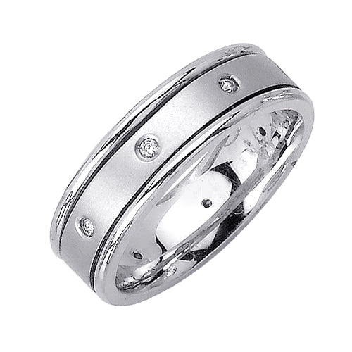 0.16ct 14K or 18K Yellow Gold Diamond Ring