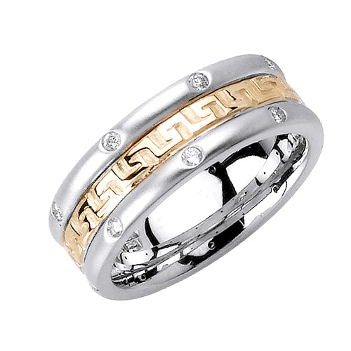 0.24ct 14K or 18K White Gold Diamond Ring