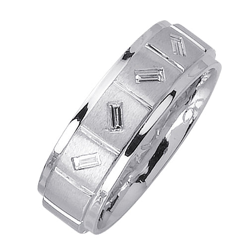 0.32ct 14K or 18K White Gold Diamond Ring