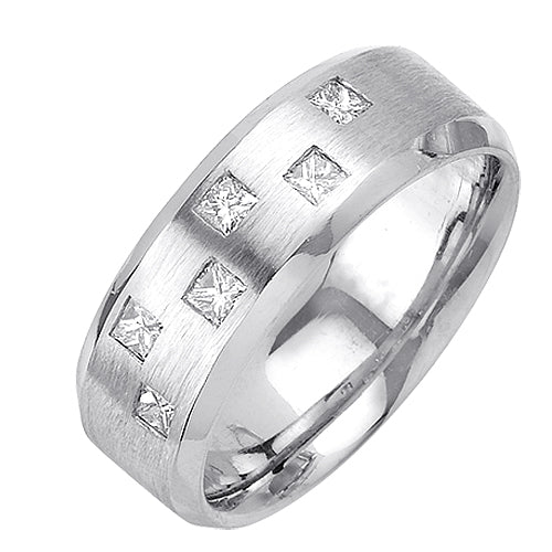 0.48ct 14K or 18K White Gold Diamond Ring