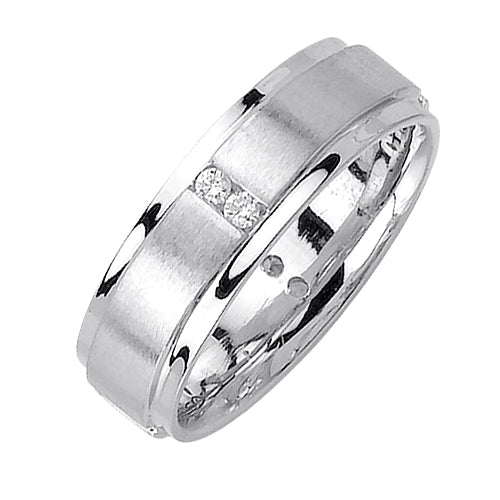 0.24ct 14K or 18K White Gold Diamond Ring