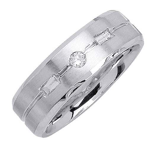 0.20ct 14K or 18K White Gold Diamond Ring
