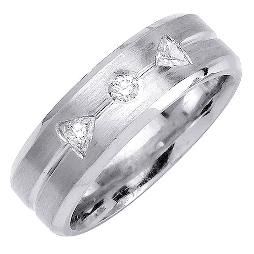 0.28ct 14K or 18K White Gold Diamond Ring