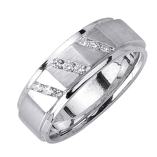 0.30ct 14K or 18K White Gold Diamond Ring