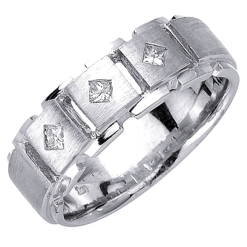 0.21ct 14K or 18K White Gold Diamond Ring