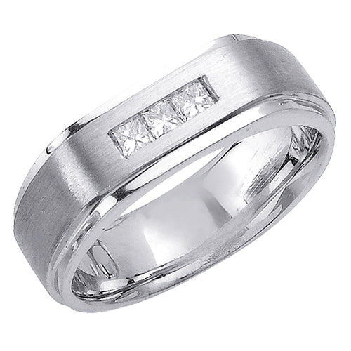 0.34ct 14K or 18K White Gold Diamond Ring