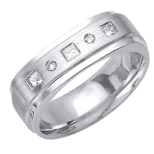 0.30ct 14K or 18K White Gold Diamond Ring
