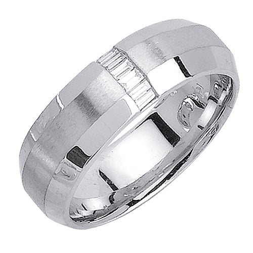 0.20ct 14K or 18K White Gold Diamond Ring