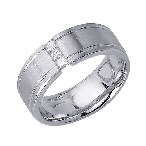 0.28ct 14K or 18K White Gold Diamond Ring