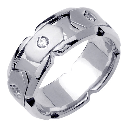 0.40ct 14K or 18K Two-Tone Gold Diamond Ring