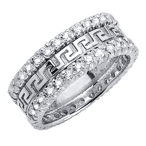 1.86ct 14K or 18K Two-Tone Gold Diamond Ring