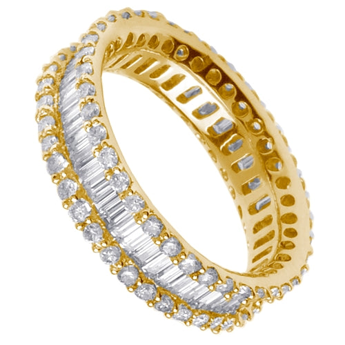 2.80ct 14K or 18K Yellow Gold Diamond Ring