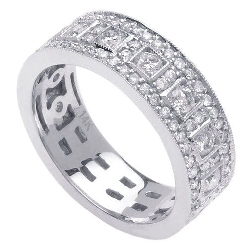 1.30ct 14K or 18K White Gold Diamond Ring