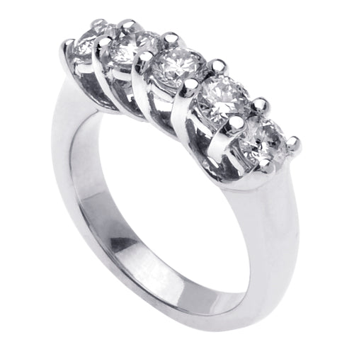 1.30ct 14K or 18K White Gold Diamond Ring